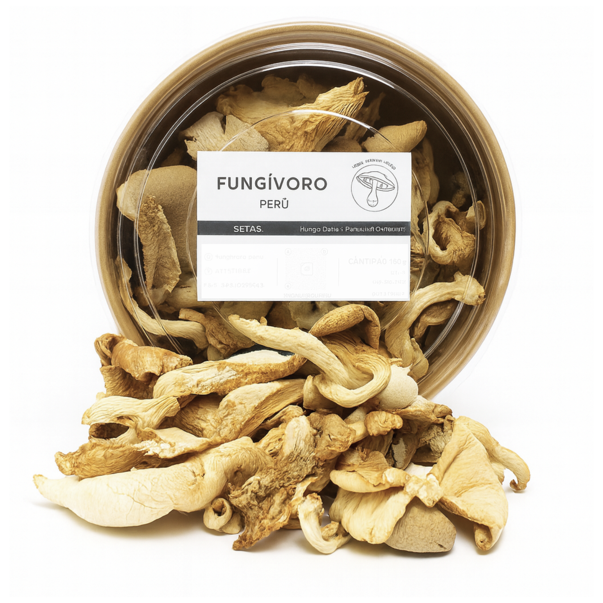 Setas Deshidratadas – Pleurotus ostreatus (Ostra)