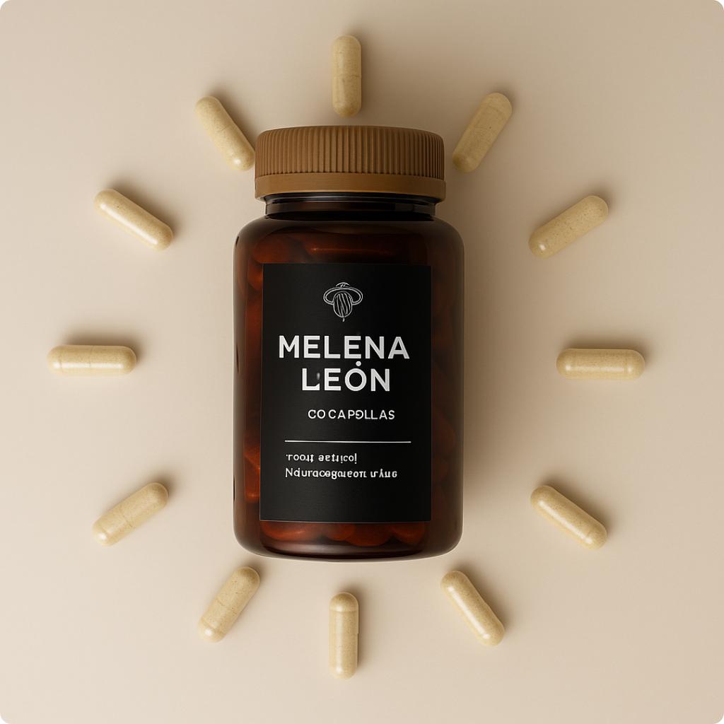 Melena de León en Cápsulas – 60 cápsulas (30 g) | 100% Natural