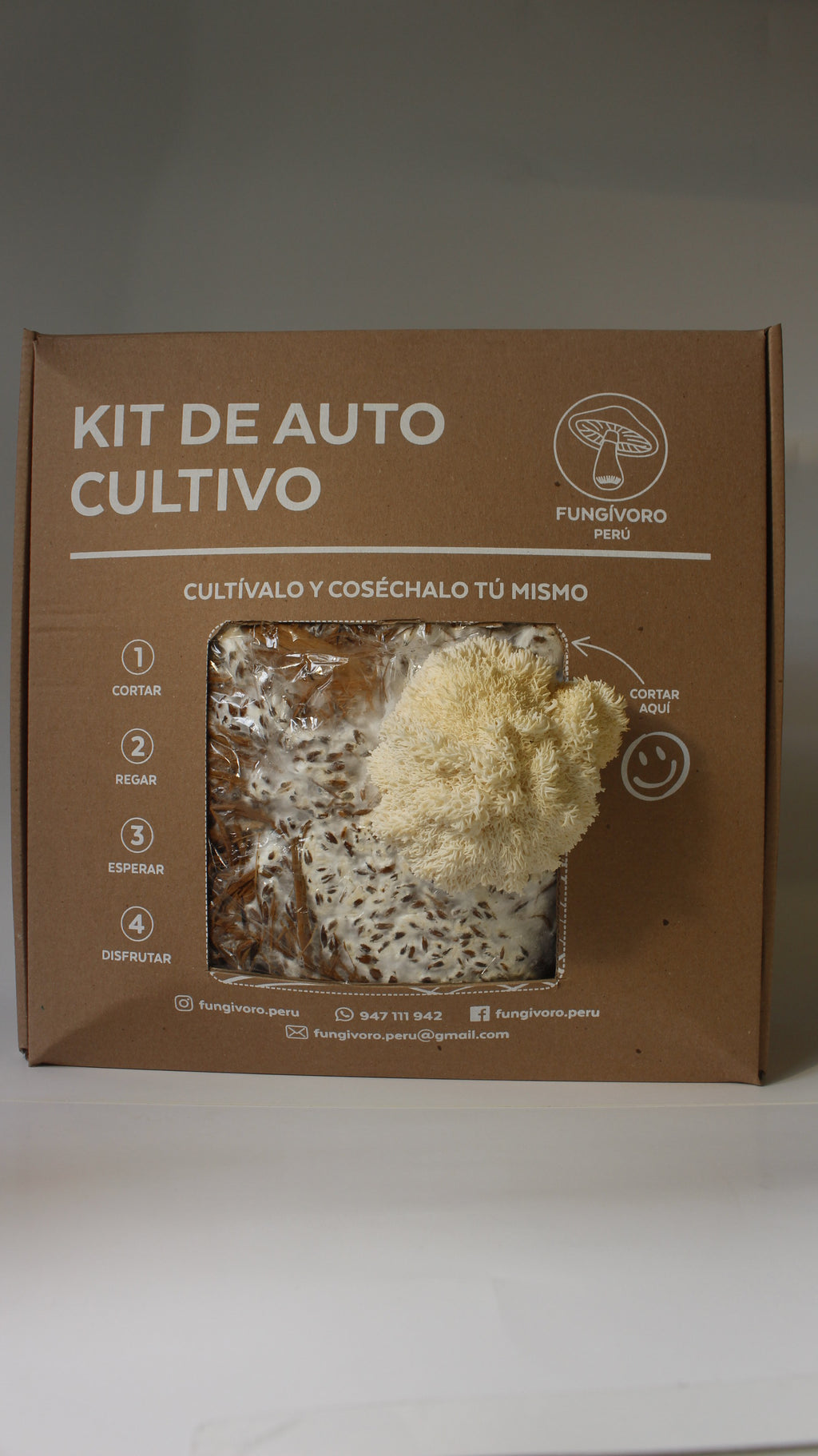 Kit de Cultivo “Cosecha tu Melena de León” – Fácil, Práctico y Listo para Usar