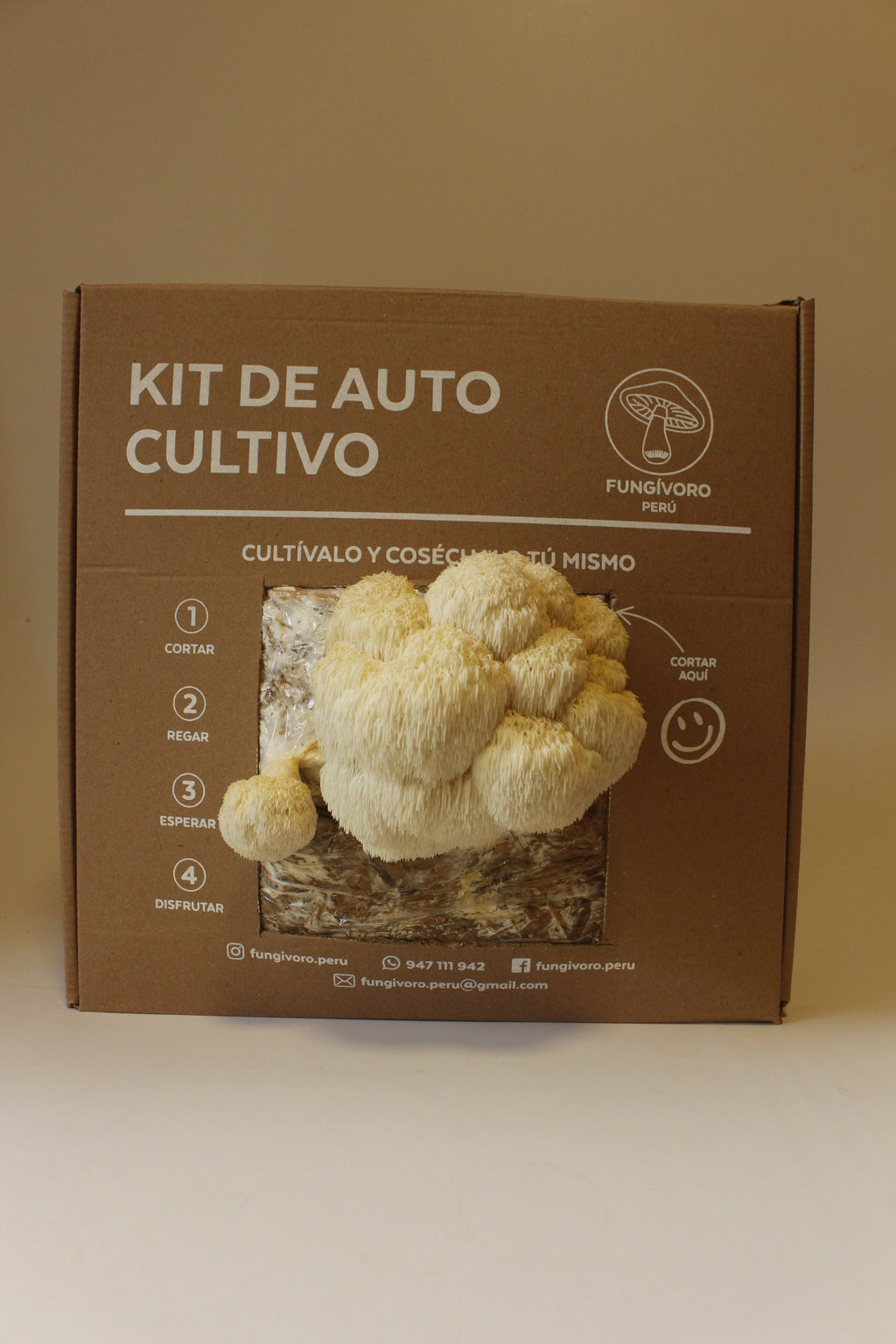 Kit de Cultivo “Cosecha tu Melena de León” – Fácil, Práctico y Listo para Usar